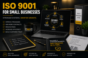 ISO 9001 certification for small UK businesses helping improve processes, win contracts, and support business growth